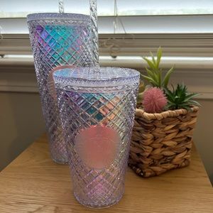 Starbucks Crystal Jeweled Iridescent Grande Cup
